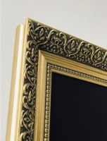 Ornate Gold Frame Corner Close-up